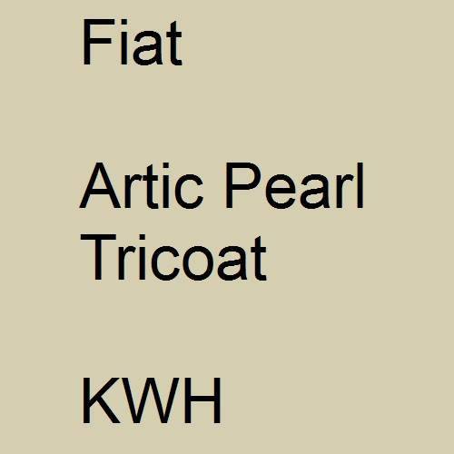 Fiat, Artic Pearl Tricoat, KWH.